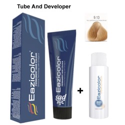 Eazicolor Hair Dye Chroma Technology 9.13 Very Light Natural Ash Blonde