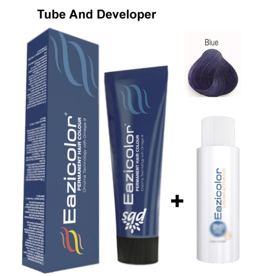 Eazicolor Hair Dye Chroma Technology Blue