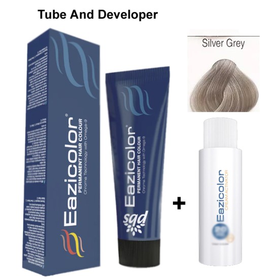 Eazicolor Hair Dye Chroma Technology Silver Grey
