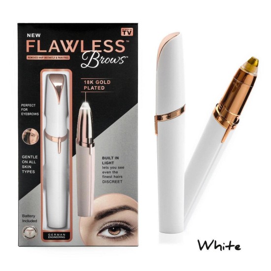 Flawless Eyebrow Hair Remover Trimmer Chargeable Electric Pen Trimmer