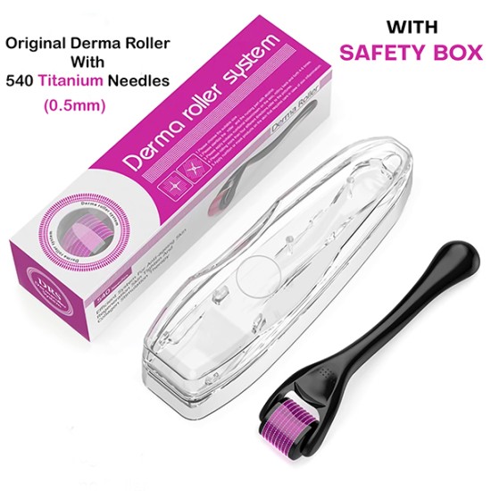 Derma Roller 0.5 Mm Hair Skin System Titanium needles