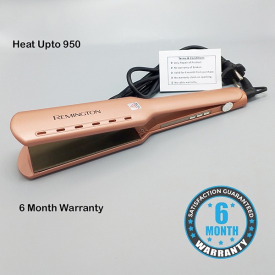 Remington Hair Straightener Iron Wide Heat Up To 950F With 6 Month Warranty