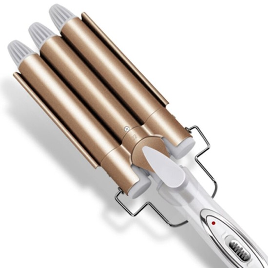 SHINON HAIR CURLING IRON WAND WAVE 3 BARRELS WAVE IRON SHINON HAIR CURLING IRON WAND WAVE 3 BARRELS WAVE IRON