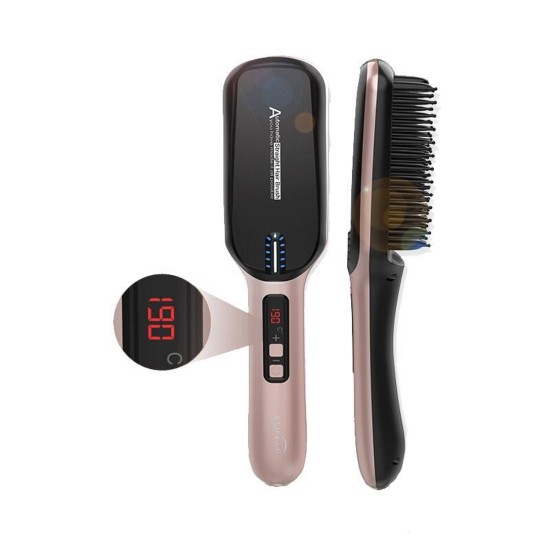 XUIA HB100A 1 Hair Straightener Brush Electric Hot brush Multifunctional Comb Hair Straightener brush