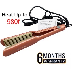 Remington Hair Crimper Iron Wide Plates Heat Up To 980F