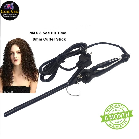 Kemei Hair Curler 9MM Size Heat Upto 1080F With 6 Month Warranty