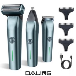 Daling Trimmer Men Grooming Kit 3 in 1 Rechargeable Shaver DL 9218