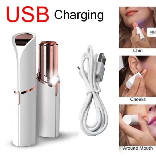 Flawless Facial Hair Remover Chargeable For Upper Lips Cheeks and Chin Flawless Facial Hair Remover Chargeable For Upper Lips Cheeks and Chin