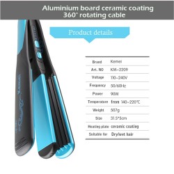 Kemei Hair Straightener And Crimper 2 in 1 Hair Straightener and Crimper KM 2209 Kemei Hair Straightener And Crimper 2 in 1 Hair Straightener and Crimper KM 2209
