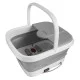 Folding Foot Bath Electric Foldable Foot Spa Tub with Heated Bubble Steam Wave