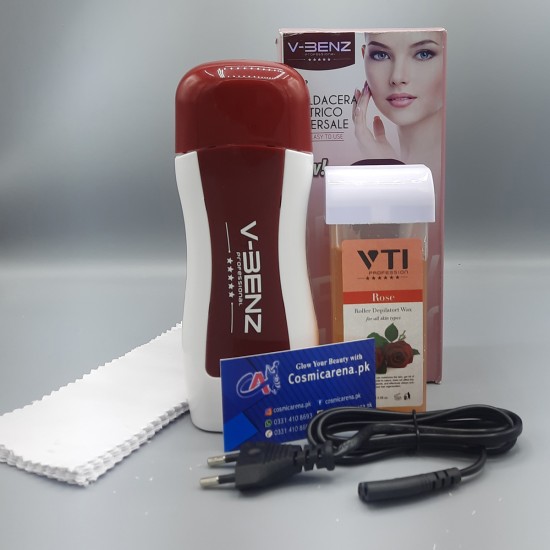 V BENZ Wax Heater Electric ROLL ON Wax Heater With Wax Refill And Wax Strips