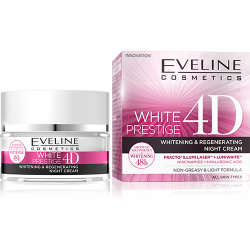 Eveline White Prestige 4D Night Cream Non Greasy 50ml Eveline White Prestige 4D Night Cream Non Greasy 50ml