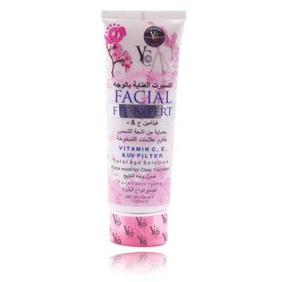 YC Facial Fit Expert Face Wash Pink
