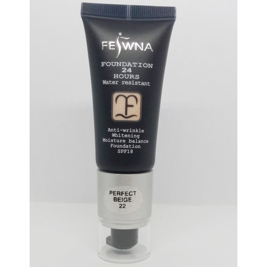 FEIWNA Foundation Water Resistant Anti Wrinkle Foundation Shade 22