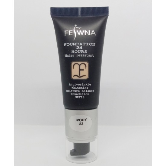 FEIWNA Foundation Water Resistant Anti Wrinkle Foundation Shade Ivory 23