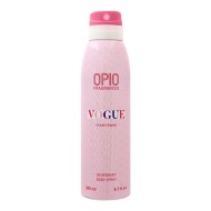 OPIO VOUGE PURE FEMME DEODORANT SPAY BODY SPRAY FOR WOMEN OPIO VOUGE PURE FEMME DEODORANT SPAY BODY SPRAY FOR WOMEN