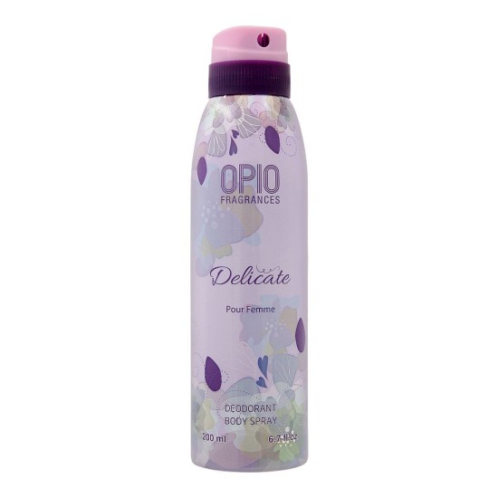 OPIO DELICATE PURE FEMME DEODORANT SPAY BODY SPRAY FOR WOMEN