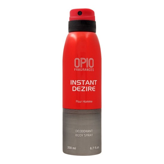 OPIO INSTANT DEZIRE PURE HOMME DEODORANT SPAY BODY SPRAY FOR MEN