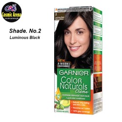 Garnier Hair Color Natural Crème Shade No 2 Luminous Black 