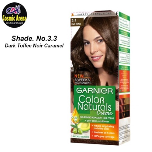 Garnier Hair Color Natural Crème Shade No. Dark Toffee Caramel Garnier Hair Color Natural Crème Shade No. Dark Toffee Caramel