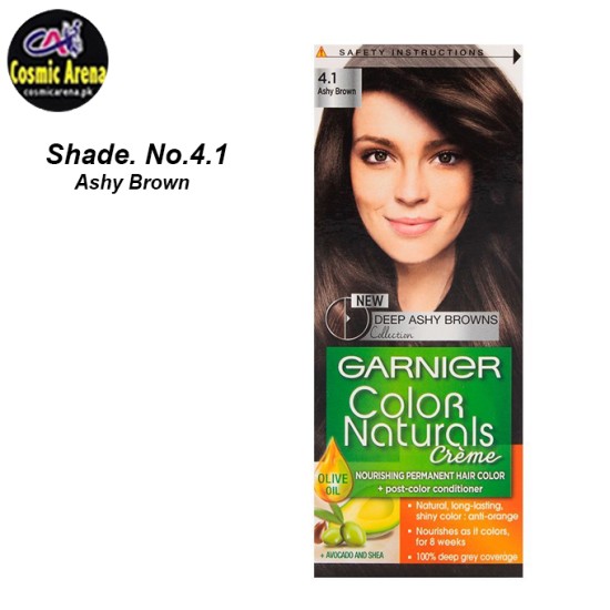 Garnier Hair Color Natural Crème Shade No.4.1 Ashy Brown