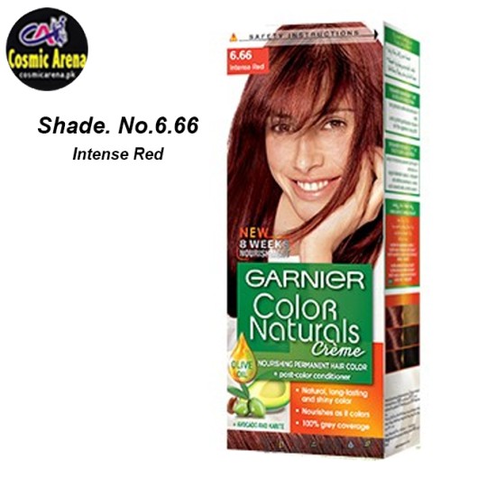 Garnier Hair Color Natural Crème Shade No.6.66 Intense Red