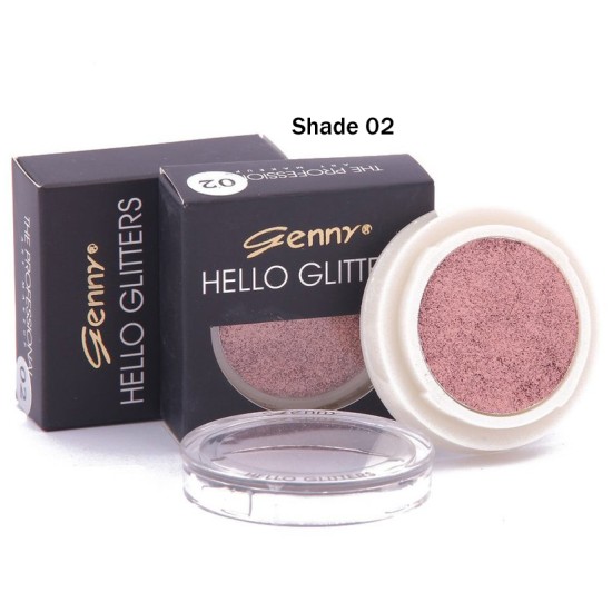 Genny Glitter Eye Shadow Hello Glitter Shade 02