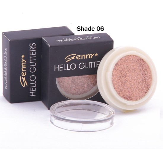 Genny Glitter Eye Shadow Hello Glitter Shade 06