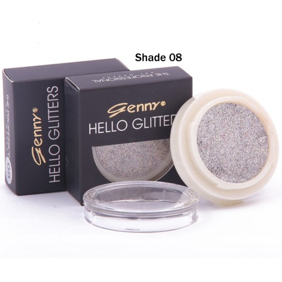 Genny Glitter Eye Shadow Hello Glitter Shade 08