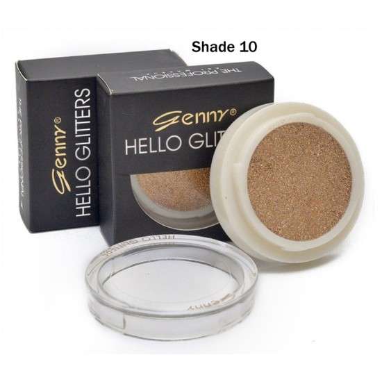 Genny Glitter Eye Shadow Hello Glitter Shade 10