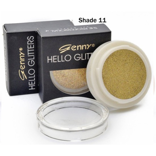 Genny Glitter Eye Shadow Hello Glitter Shade 11