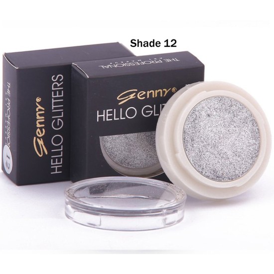 Genny Glitter Eye Shadow Hello Glitter Shade 12