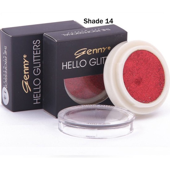 Genny Glitter Eye Shadow Hello Glitter Shade 14