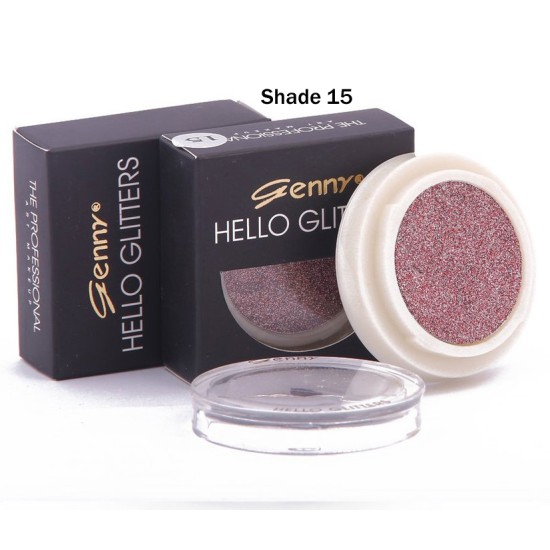 Genny Glitter Eye Shadow Hello Glitter Shade 15