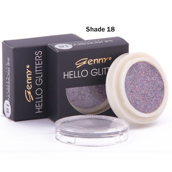 Genny Glitter Eye Shadow Hello Glitter Shade 18