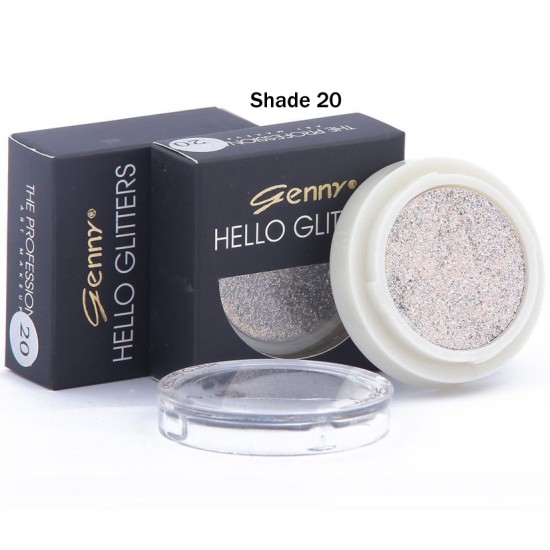 Genny Glitter Eye Shadow Hello Glitter Shade 20