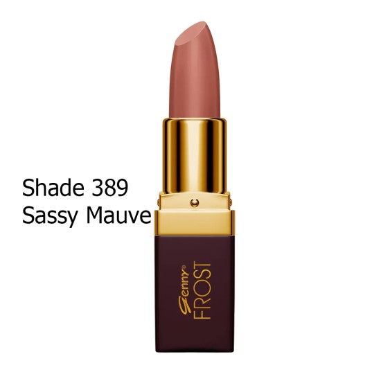 Genny Frost Lipstick Matte Effect Sassy Mauve No 389