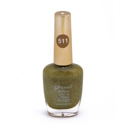 Genny Power Shine Authentic Glitter Nail Polish Shade 511