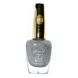 Genny Power Shine Authentic Glitter Nail Polish Shade 512