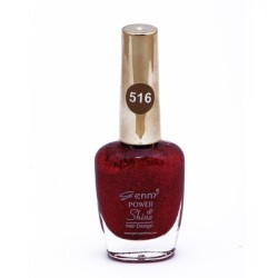 Genny Power Shine Authentic Glitter Nail Polish Shade 516