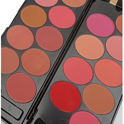 Glamorous Face Blush on Palette 18 Matte Colors Blush On Glamorous Face Blush on Palette 18 Matte Colors Blush On
