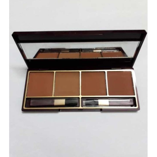 Glamorous Face Contouring 4 Color Blush on Palette