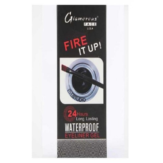 Glamorous Face Gel Eye Liner Water Proof Gel Liner Black