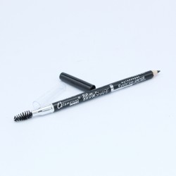Glamorous Face Eye Brow Pencil With Eye Brow Setting Brush Black Glamorous Face Eye Brow Pencil With Eye Brow Setting Brush Black