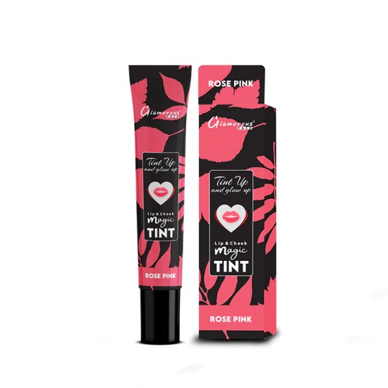 Glamorous Face Tint Lip And Cheek Magic Tint Shade Rose Pink