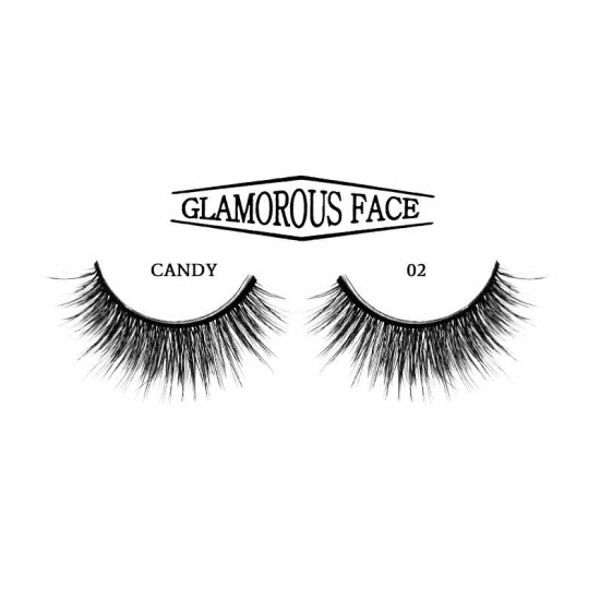Glamorous Face Eyelashes 3D Faux Mink Lashes Candy 02