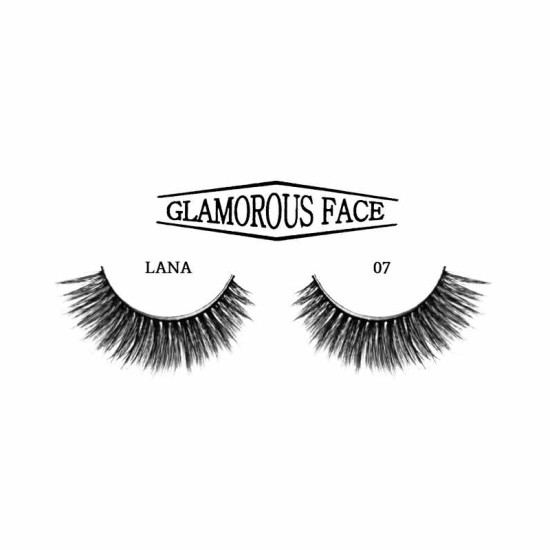 Glamorous Face Eyelashes 3D Faux Mink Lashes LANA 07