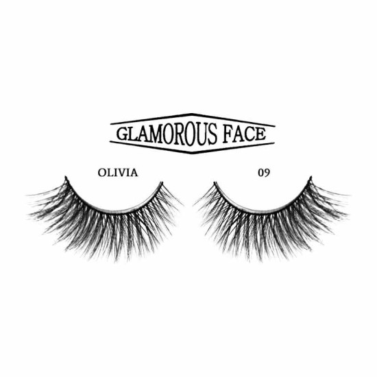 Glamorous Face Eyelashes 3D Faux Mink Lashes Olivia 09