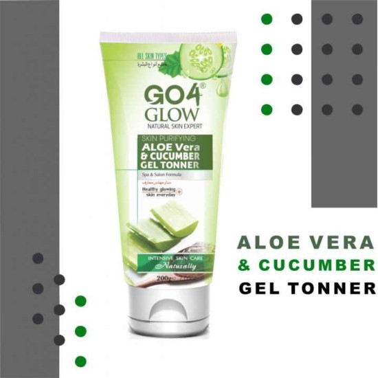 Go 4 Glow Aloe Vera and Cucumber Gel Tonner 200gm