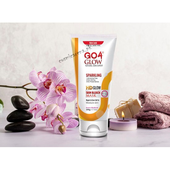 Go 4 Glow Sparkling HD Glow Skin Bleach Mask 200 gm